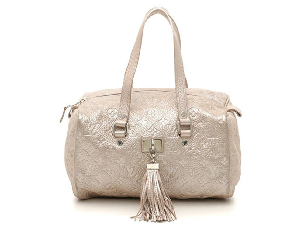 LOUIS VUITTON Bag Shoulder Comet Monogram Shimmer Peach